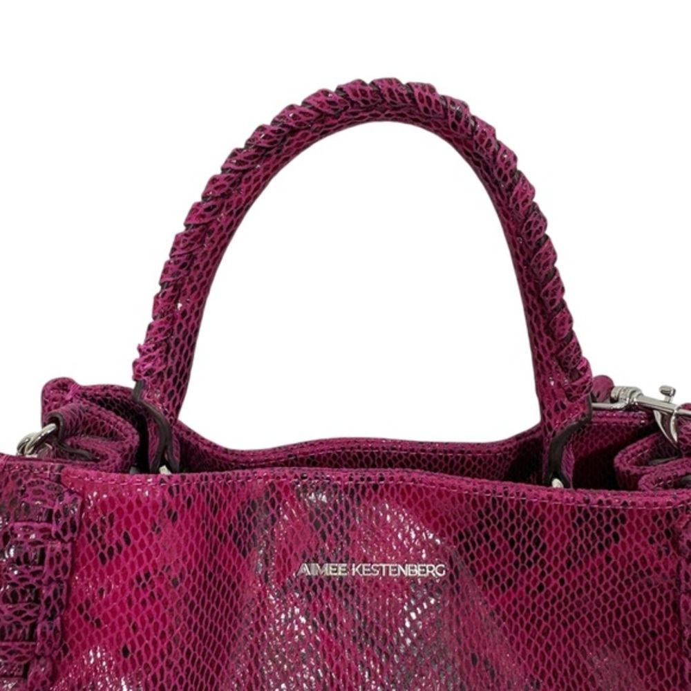 AIMEE KESTENBERG Chaka convertible satchel pink bag purse‎ - Picture 4 of 9